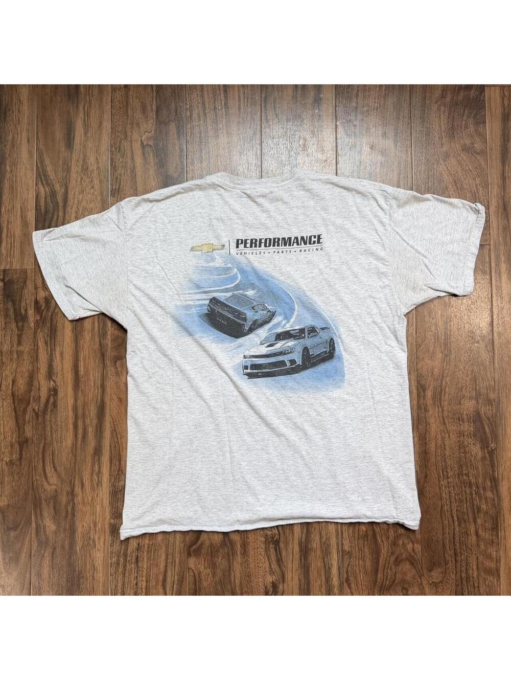 Vintage Y2K Chevrolet Chevy Performance Car Racing 00s T Shirt Size XL